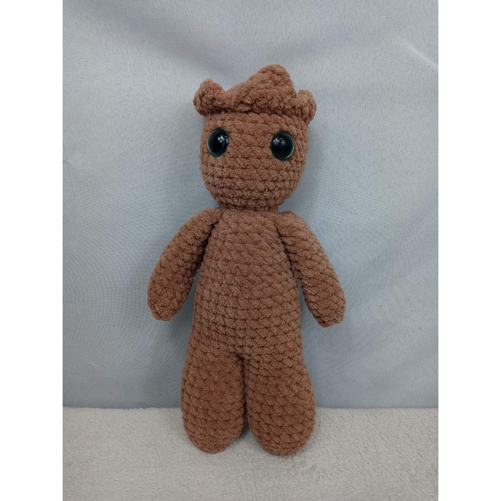 Baby Groot Crochet Plush Doll Amigurumi‎ Guardians Galaxy Handmade Toy 15"